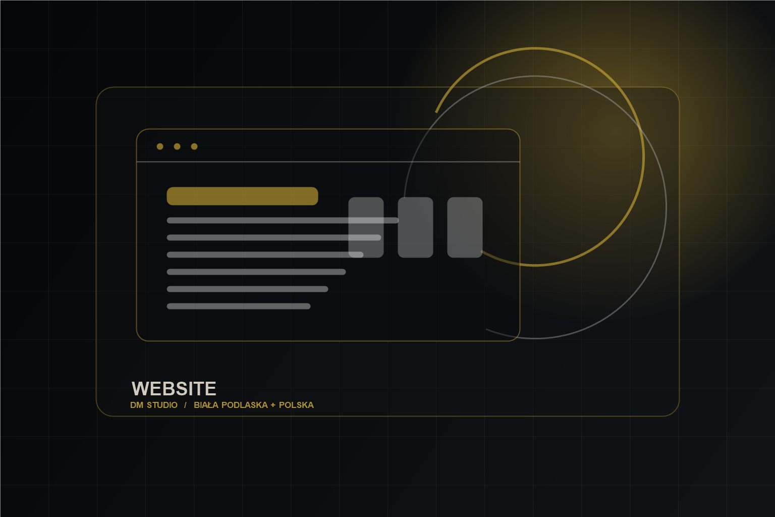 Strony internetowe Biała Podlaska i cała Polska - wizualizacja premium DM Studio
