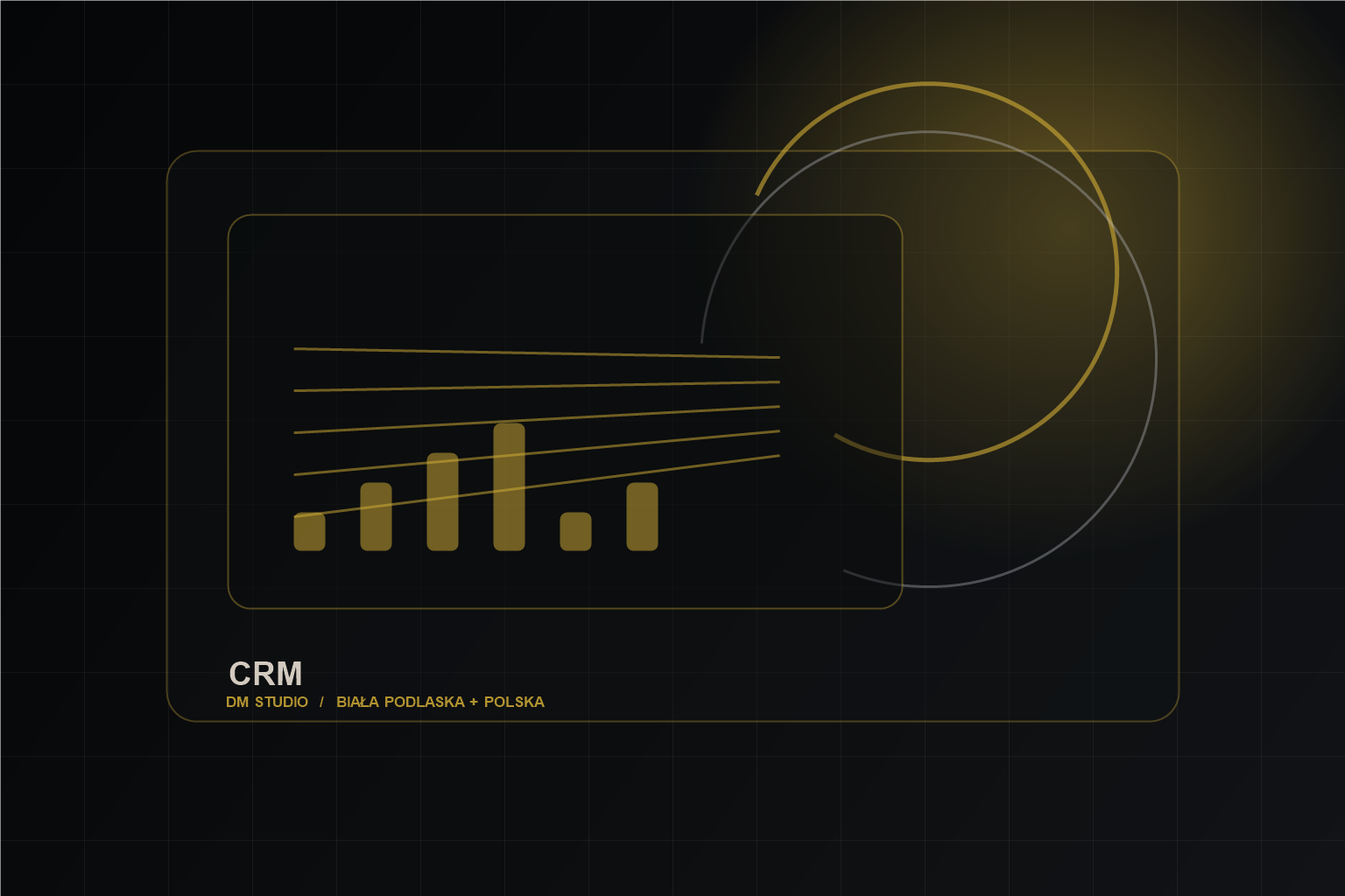 Systemy CRM i systemy do zarządzania - wizualizacja premium DM Studio